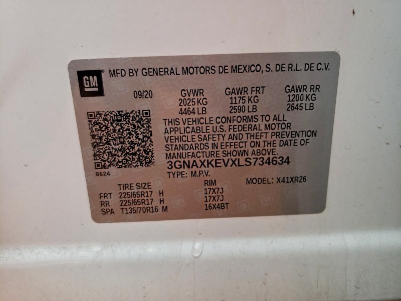 2020 Chevrolet Equinox lt