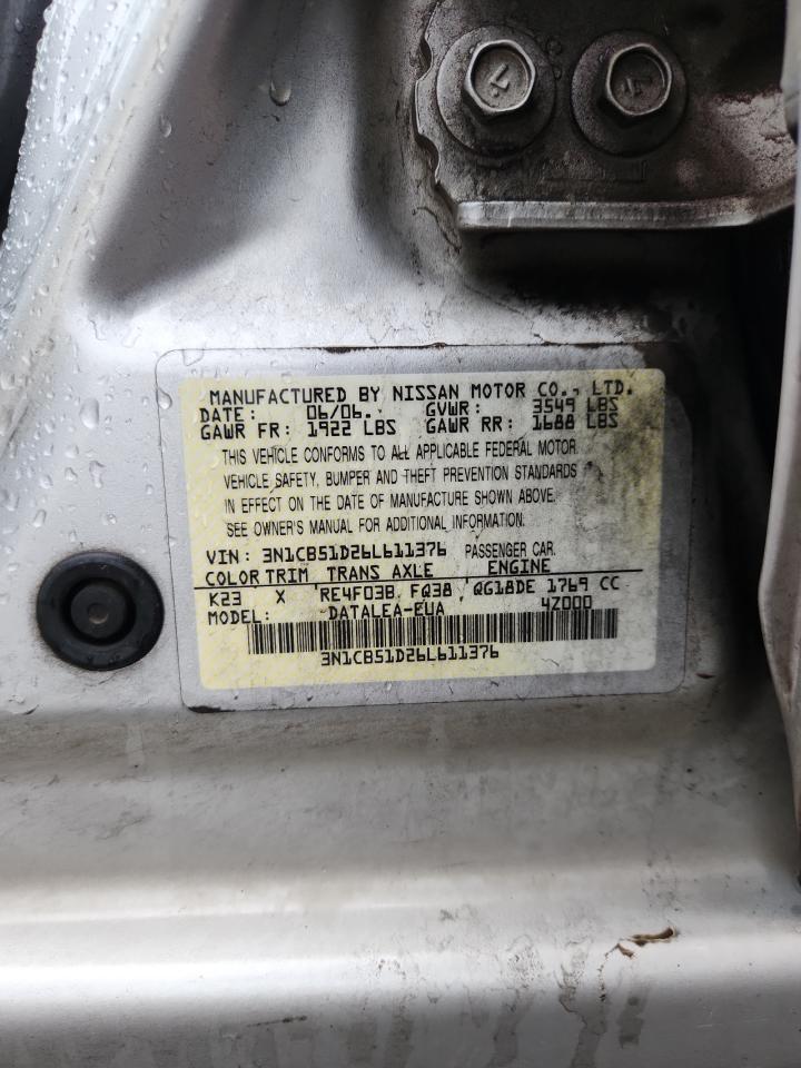 2006 Nissan Sentra 1.8