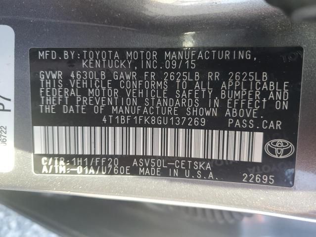 2016 Toyota Camry le