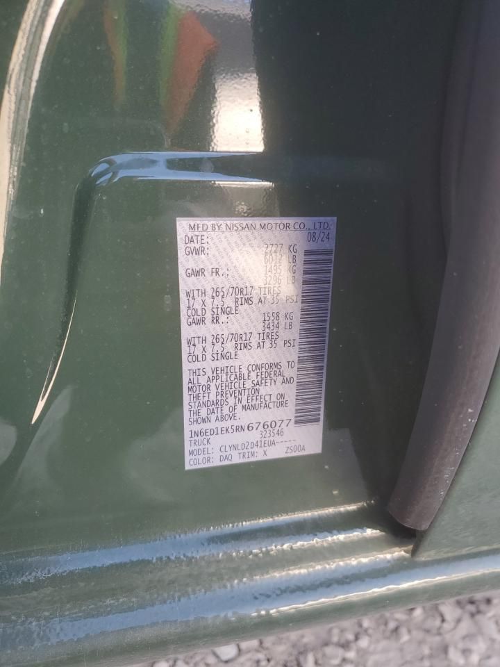 2024 Nissan Frontier s