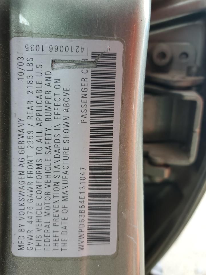 2004 Volkswagen Passat gls