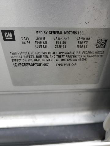 2014 Chevrolet Cruze lt