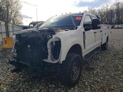 Salvage trucks for sale at West Warren, MA auction: 2023 Ford F350 Utility / Service Truck
