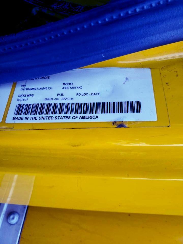 2018 International 4300 BOX Truck