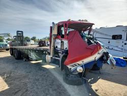 Salvage cars for sale from Copart Midway, FL: 2017 Mack GU813 Flatbed Truck With Moffett Forklift