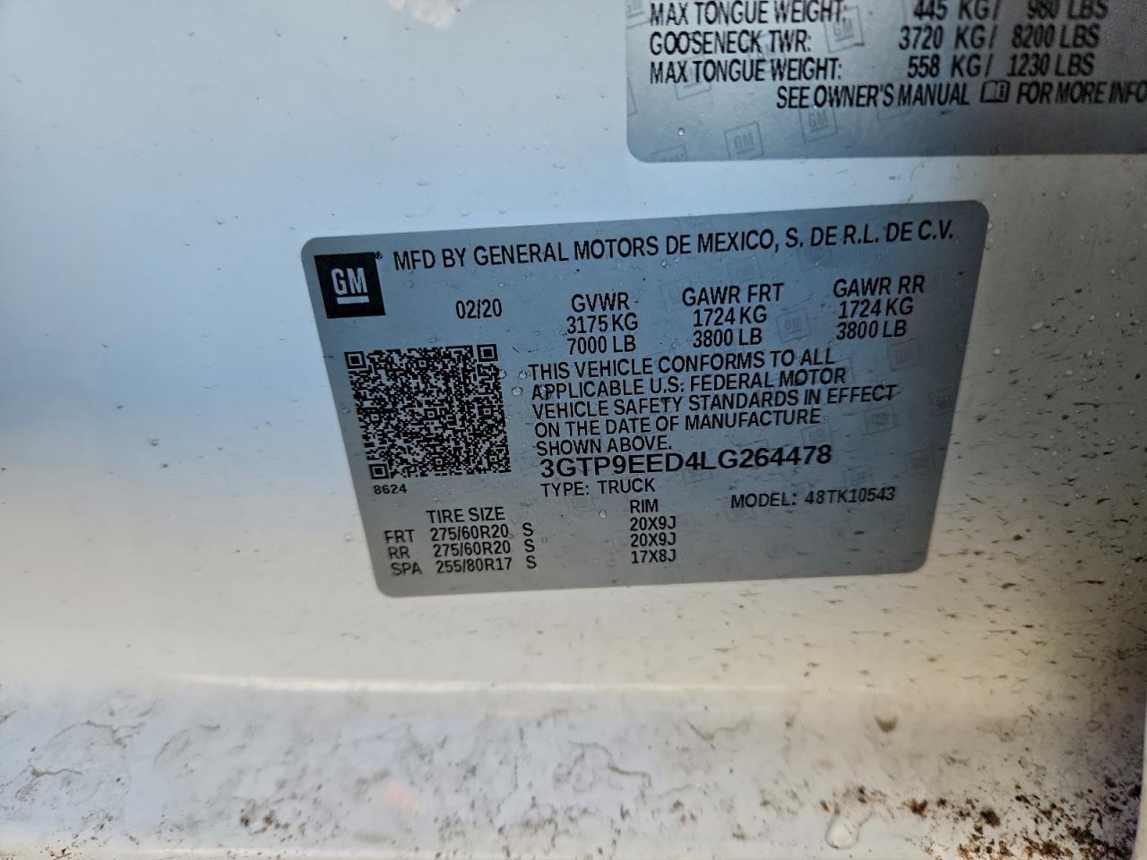 2020 GMC Sierra K1500 AT4