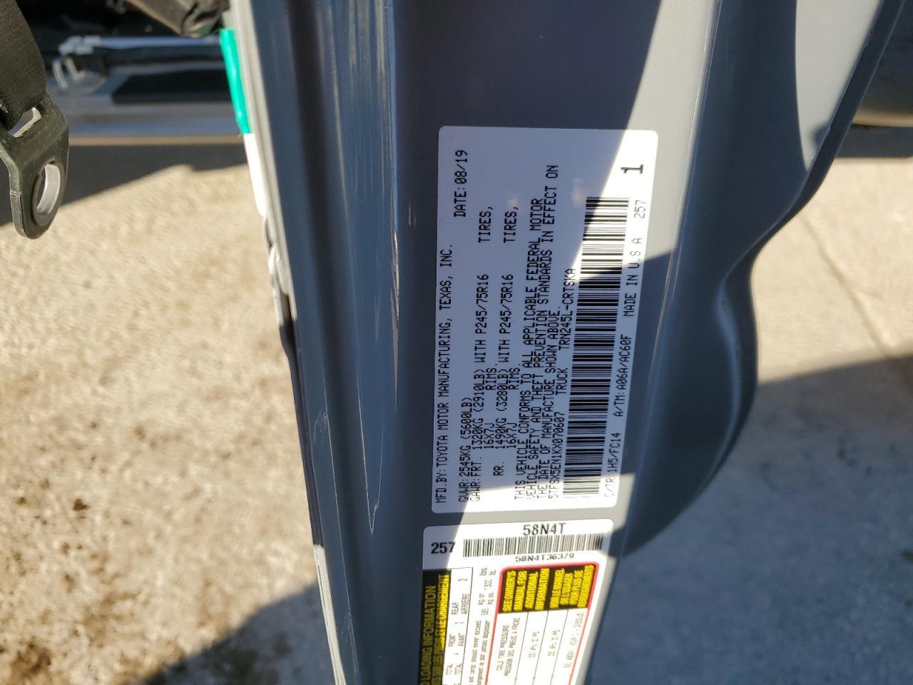 2019 Toyota Tacoma Access cab