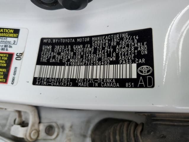 2014 Toyota Corolla l