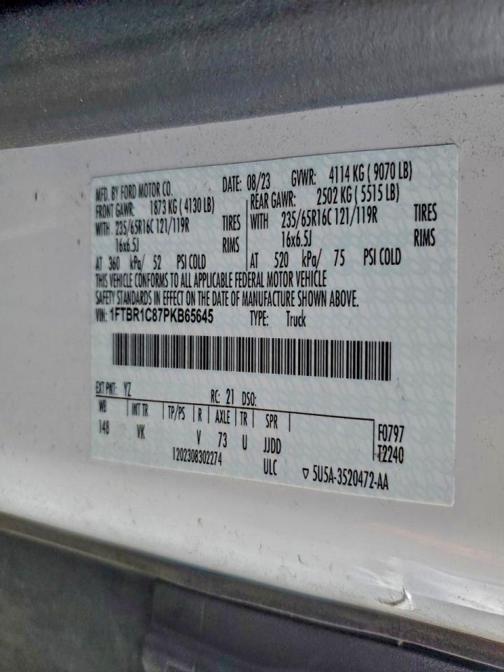 2023 Ford Transit T-Utility / Service Truck