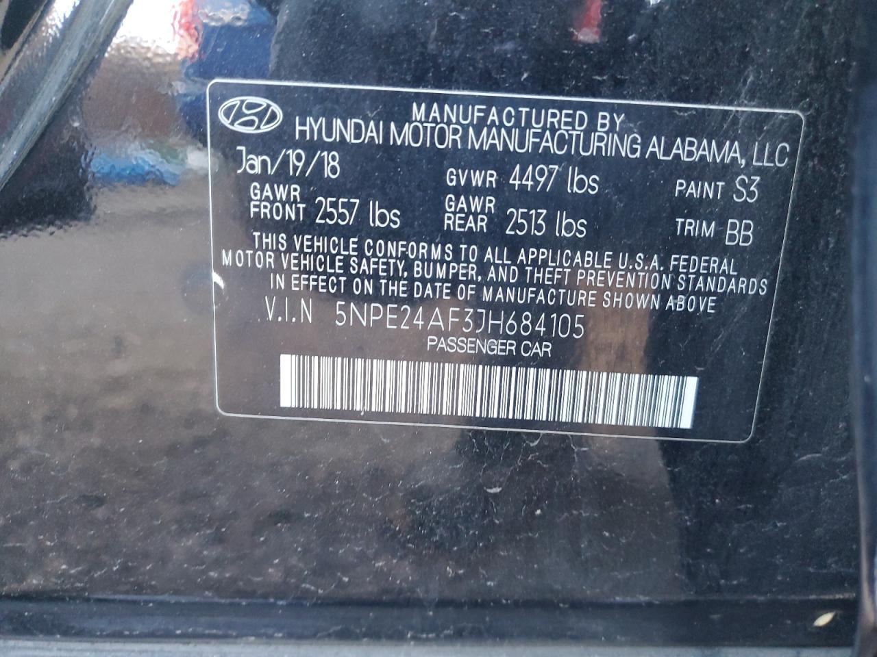 2018 Hyundai Sonata se