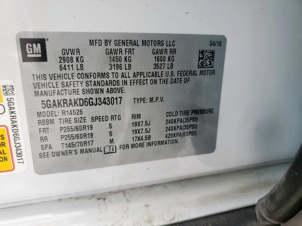 2016 Buick Enclave