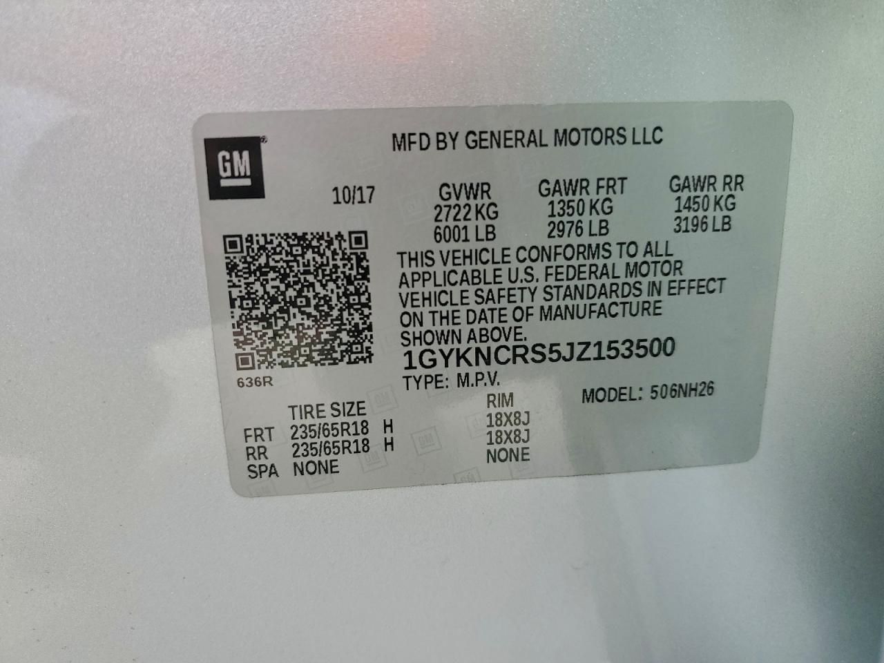 2018 Cadillac XT5 Luxury