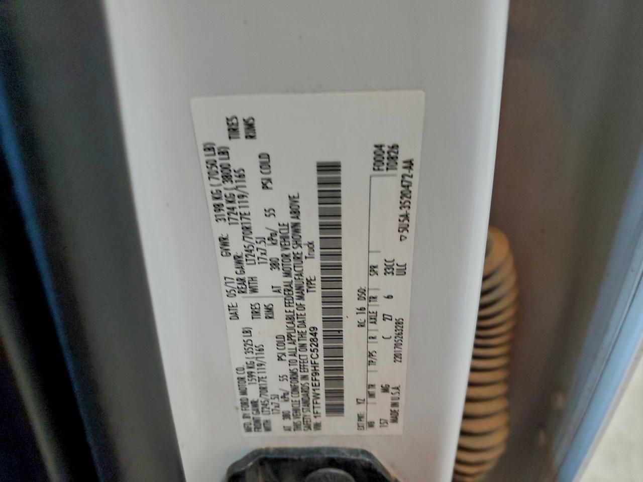 2017 Ford F150 Supercrew