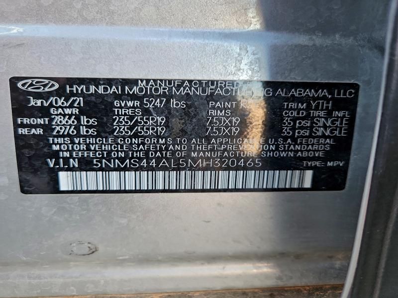 2021 Hyundai Santa fe Limited