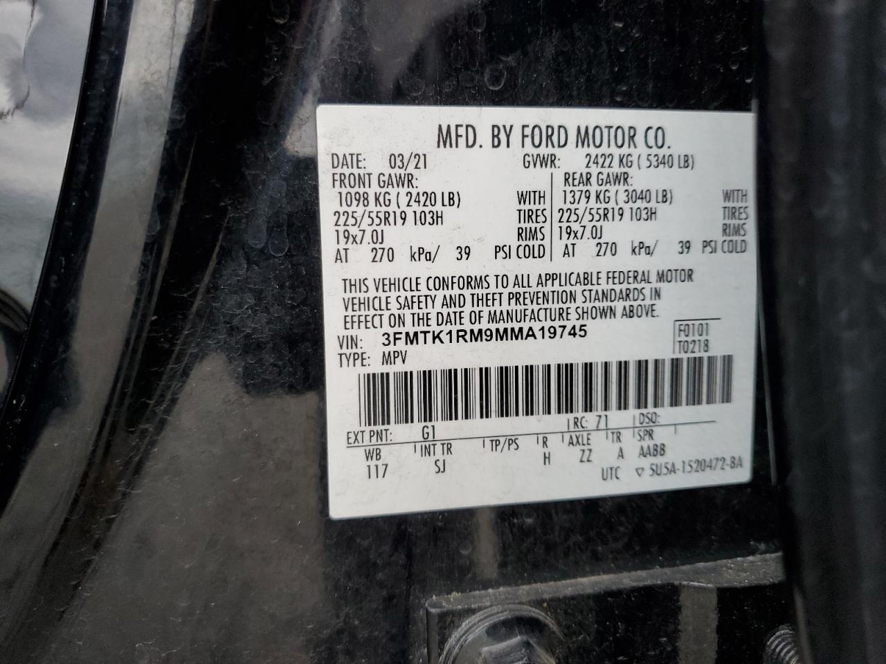 2021 Ford Mustang Mach-e Select