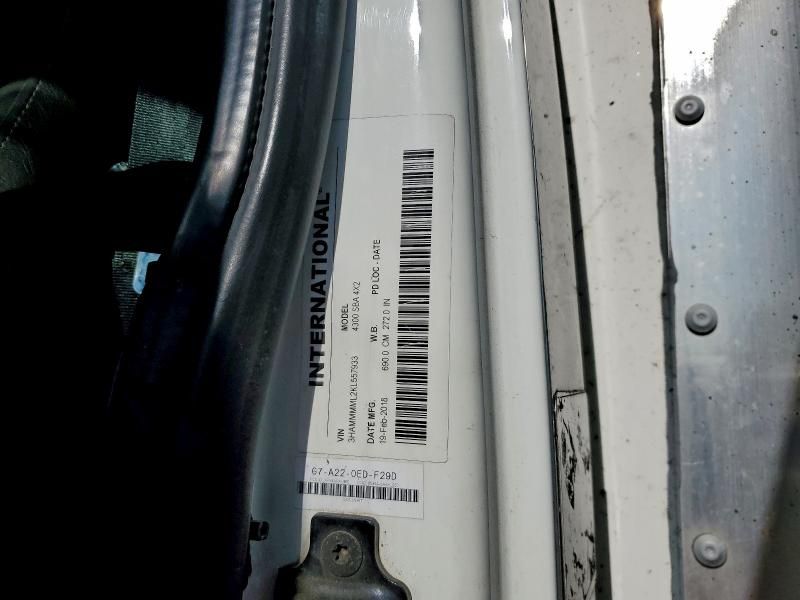 2019 International 4300 BOX Truck