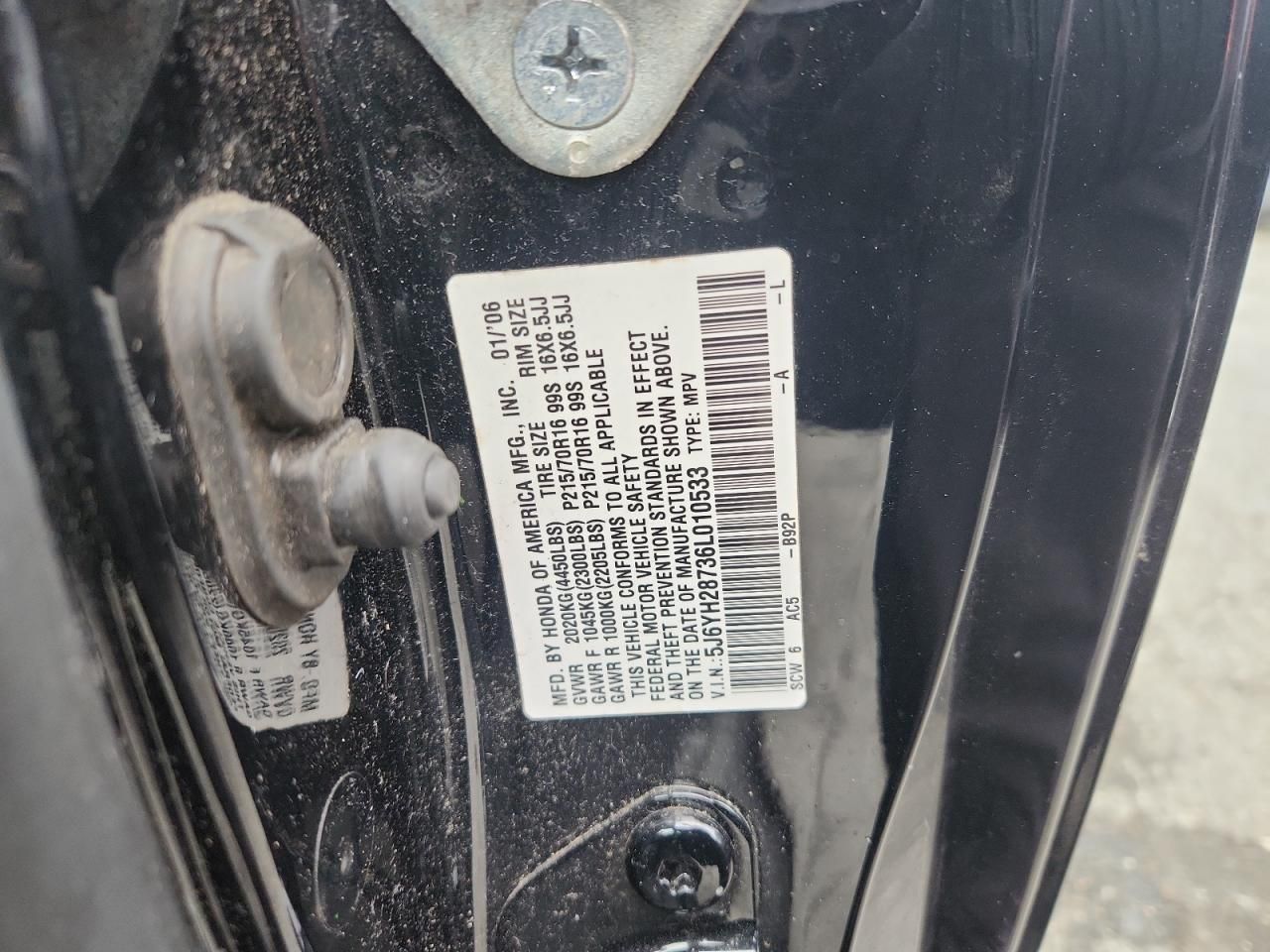 2006 Honda Element ex