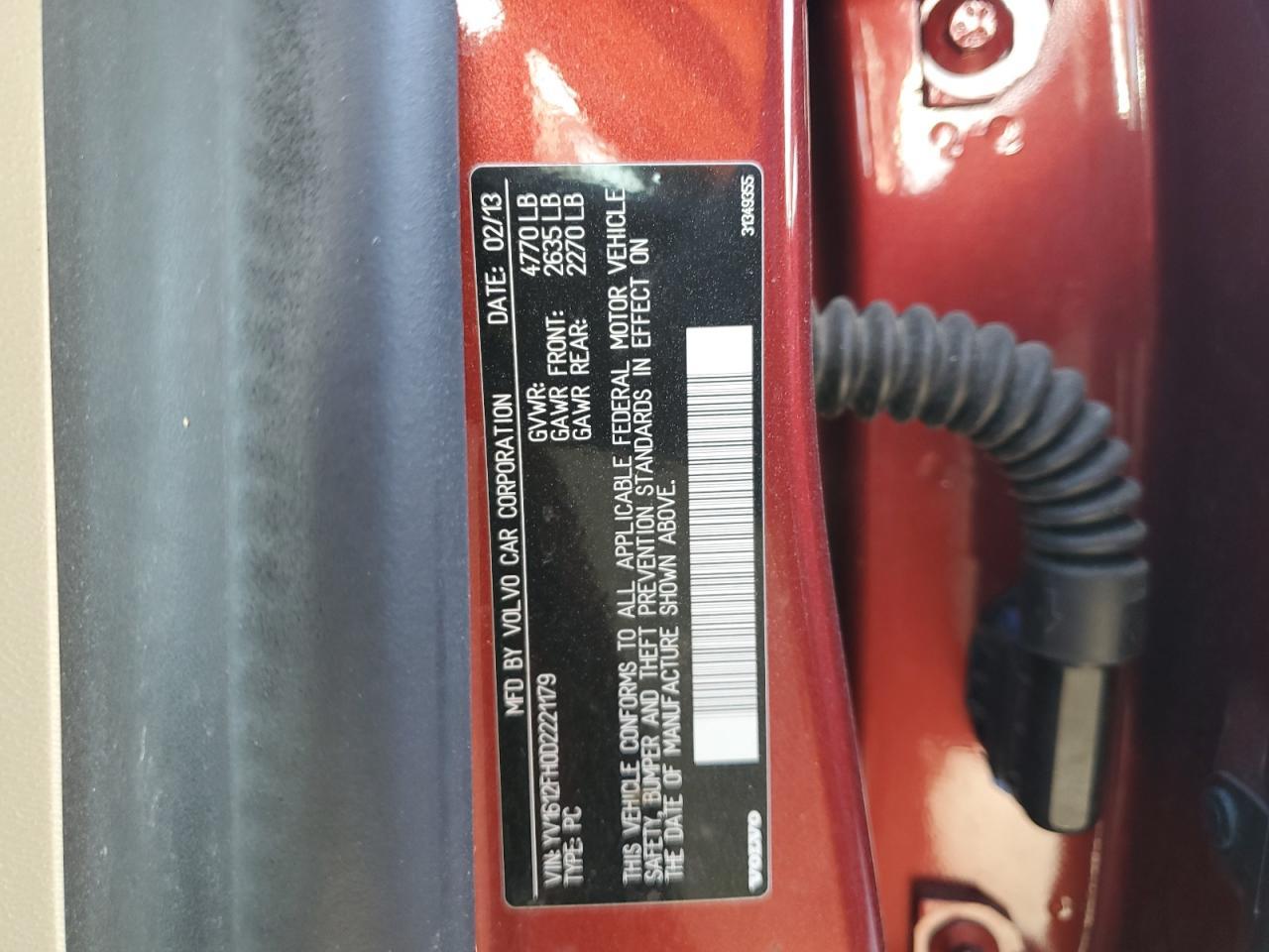 2013 Volvo S60 T5