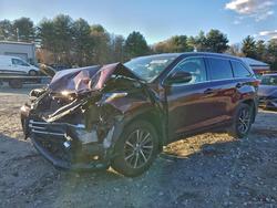 Toyota Highlander salvage cars for sale: 2018 Toyota Highlander se