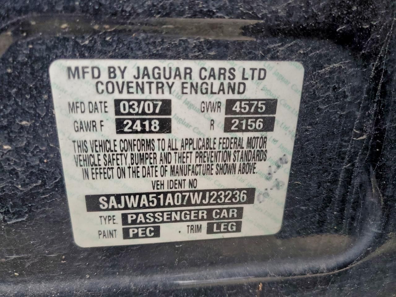 2007 Jaguar X-type 3.0