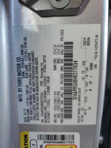 2017 Ford Fusion Titanium Phev