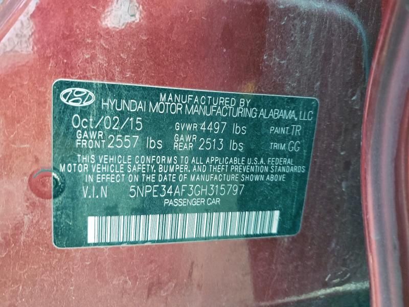 2016 Hyundai Sonata Sport