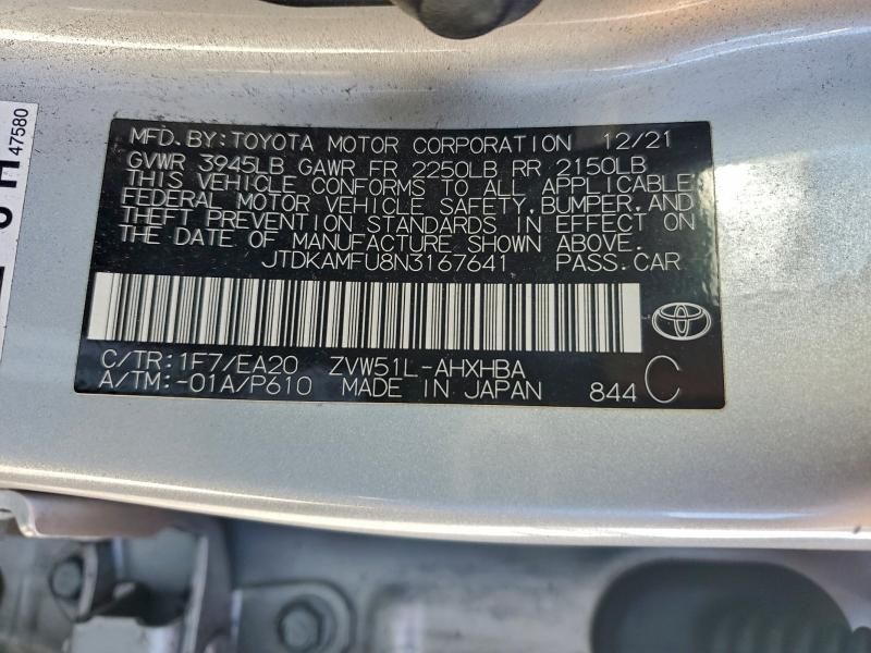 2022 Toyota Prius Night Shade