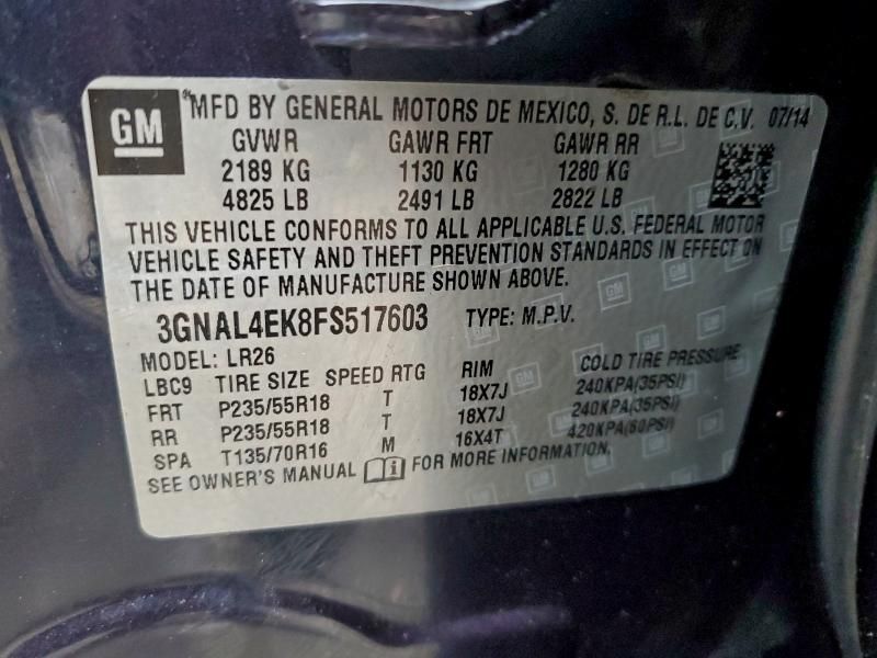 2015 Chevrolet Captiva ltz