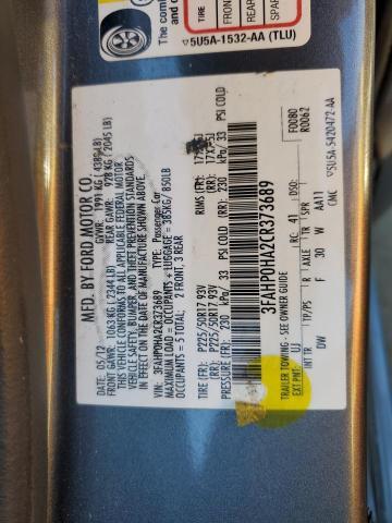 2012 Ford Fusion se