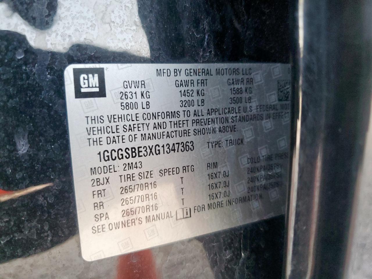 2016 Chevrolet Colorado