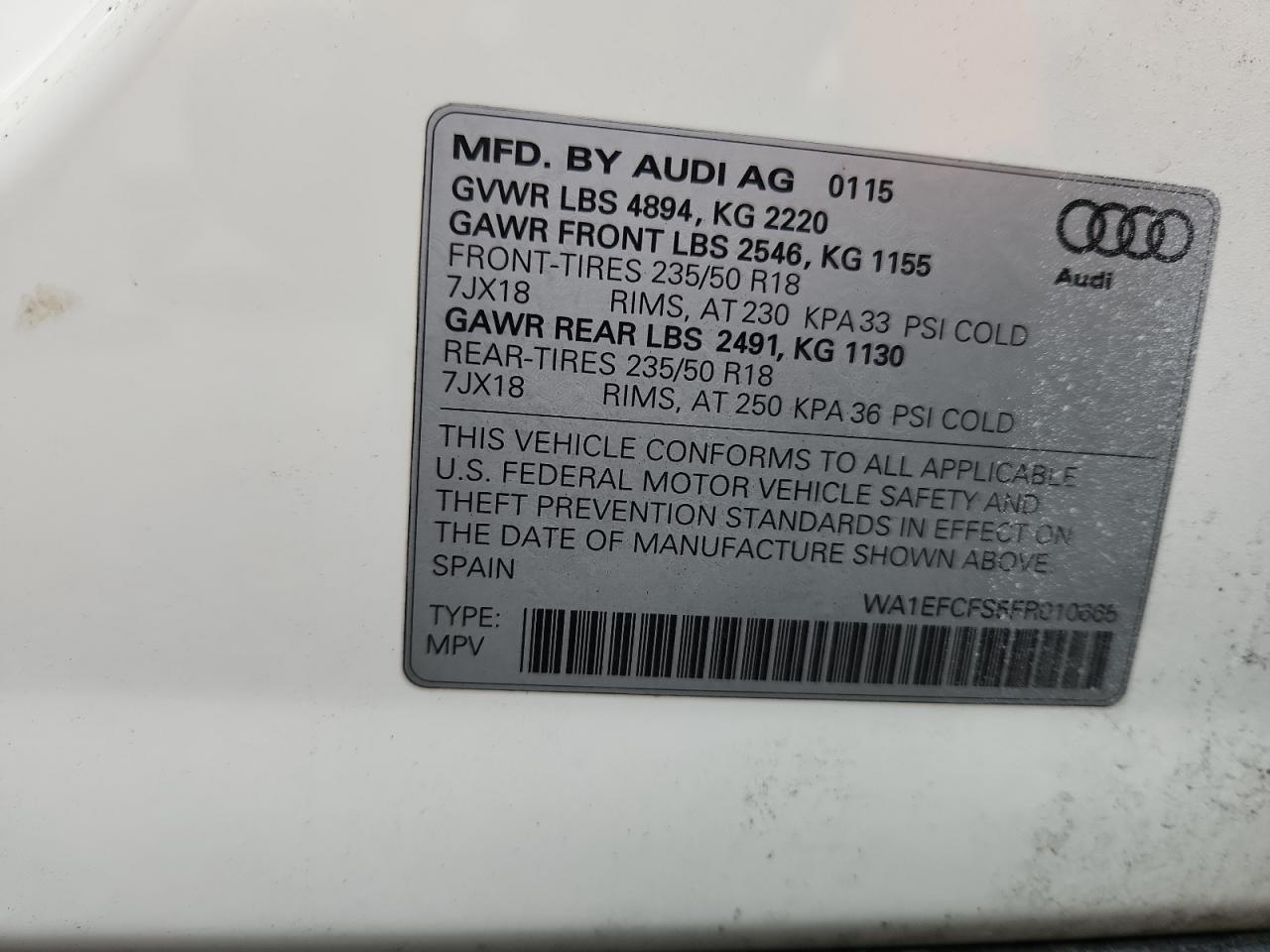 2015 Audi Q3 Premium Plus