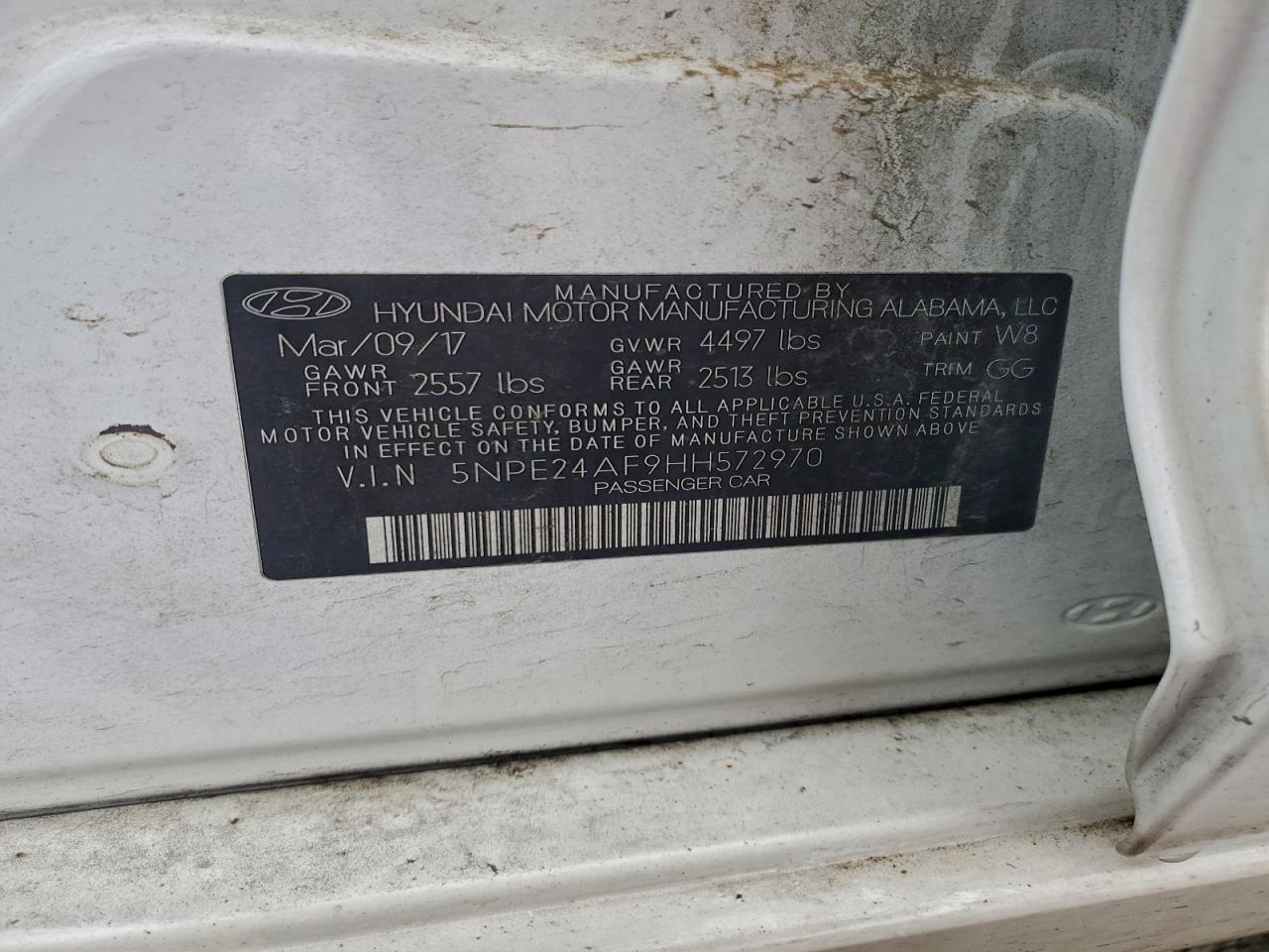 2017 Hyundai Sonata se
