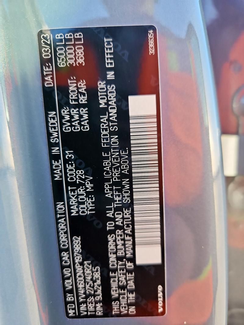 2023 Volvo Xc90 Plus