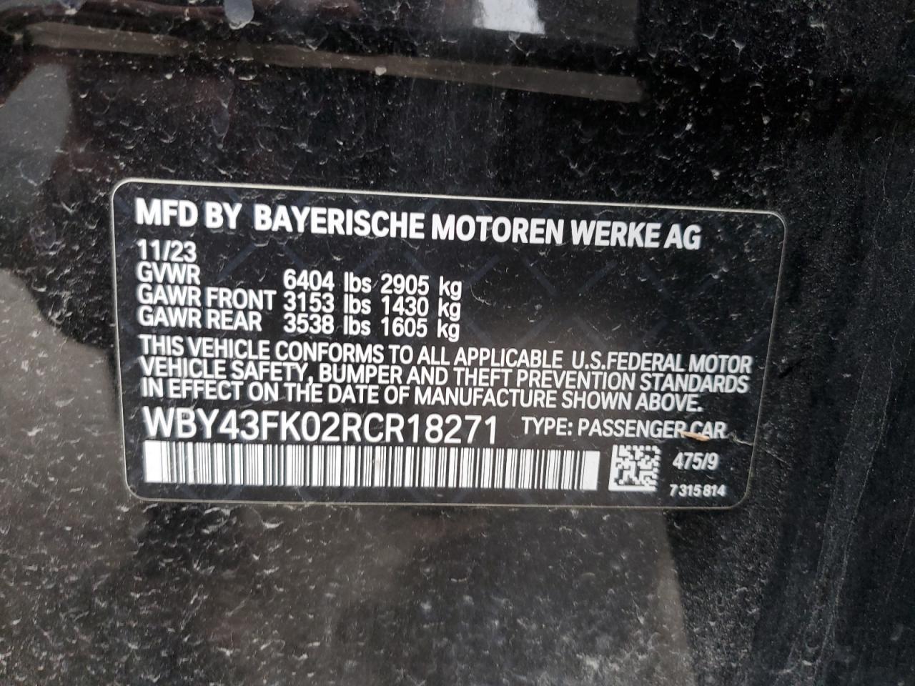 2024 BMW I5 M60