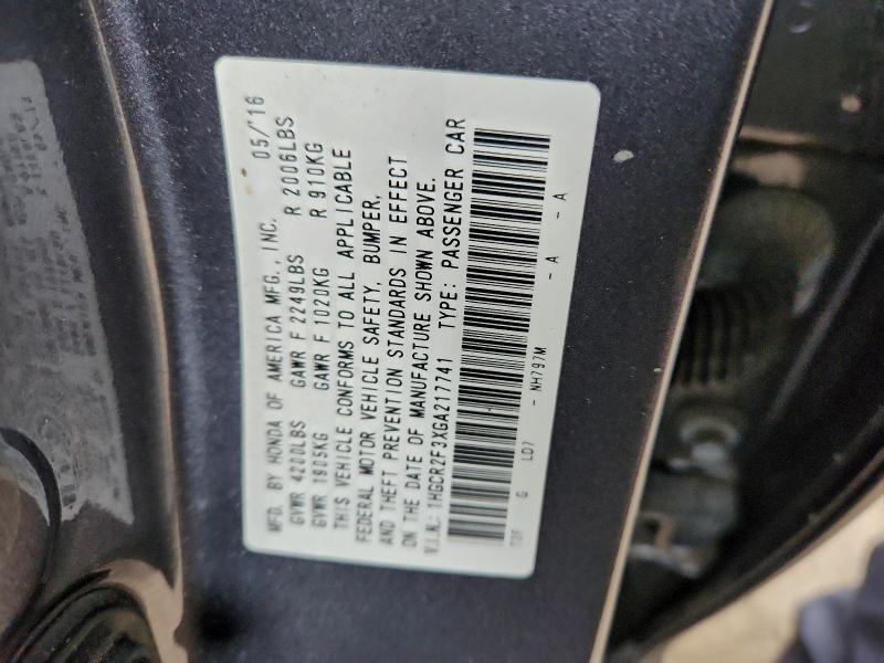 2016 Honda Accord lx