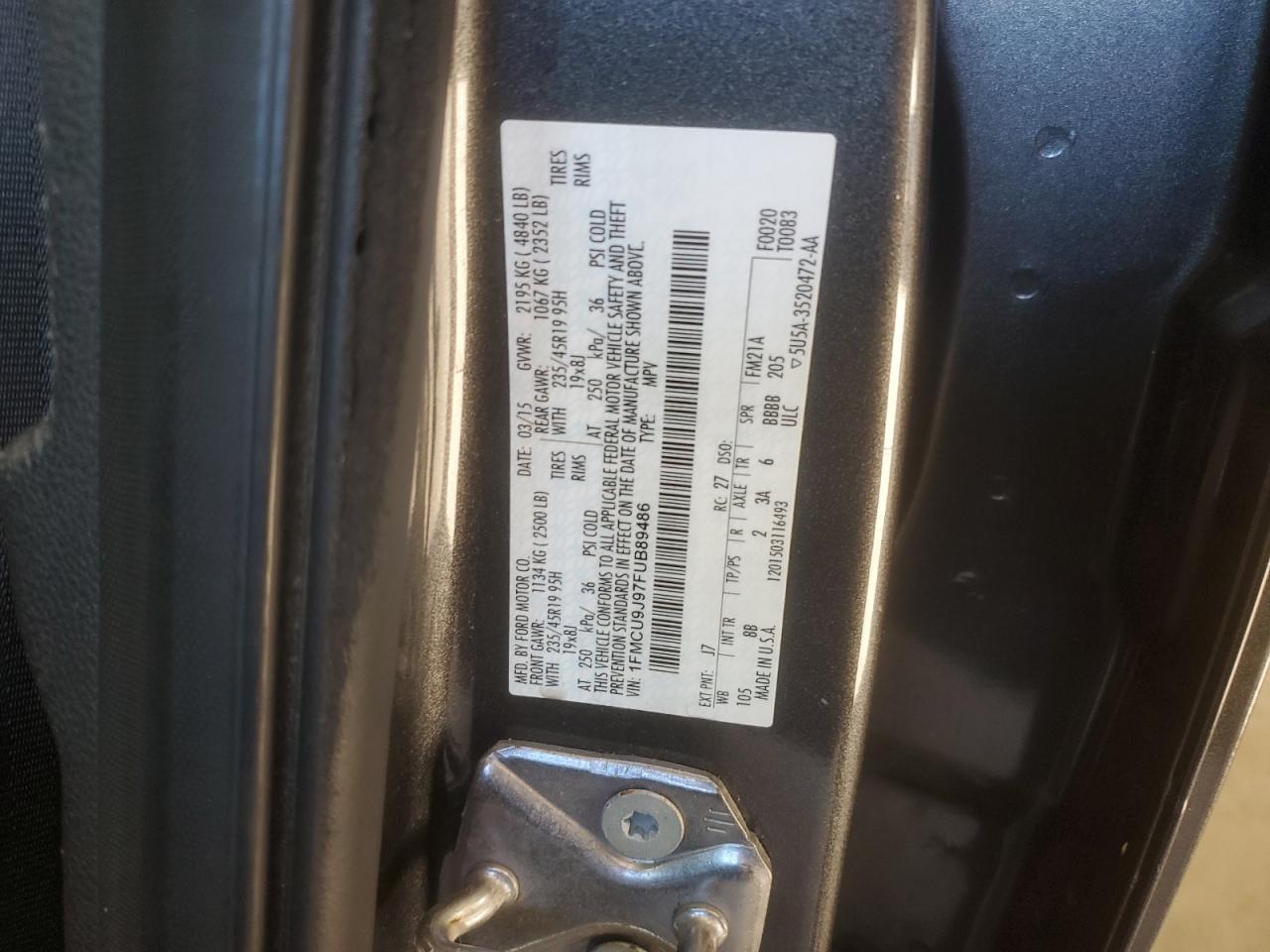 2015 Ford Escape Titanium