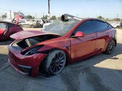 Tesla Model y salvage cars for sale: 2025 Tesla Model y