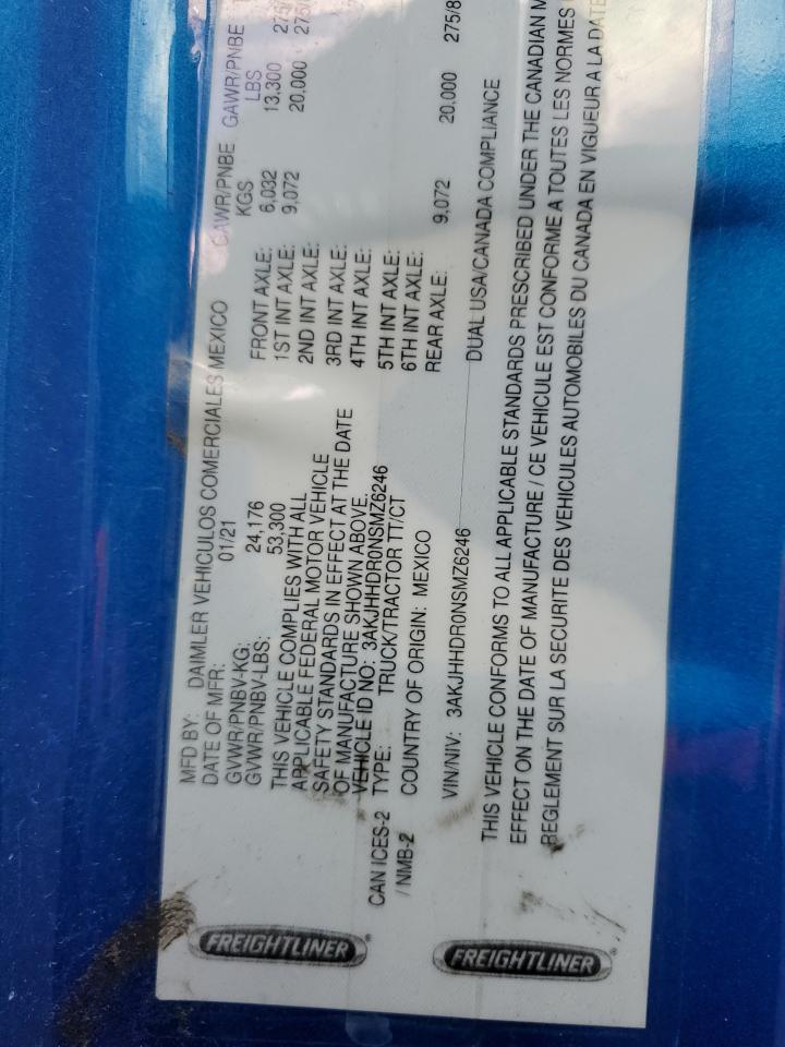 2022 Freigliner 2022 Freightliner Cascadia 126 Semi Truck