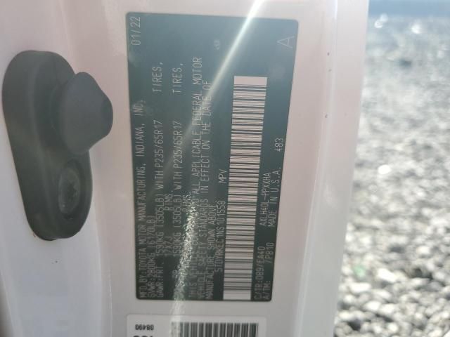 2022 Toyota Sienna xle