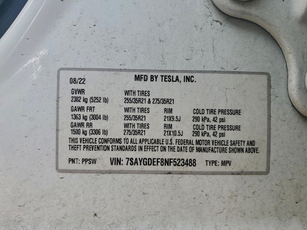 2022 Tesla Model y