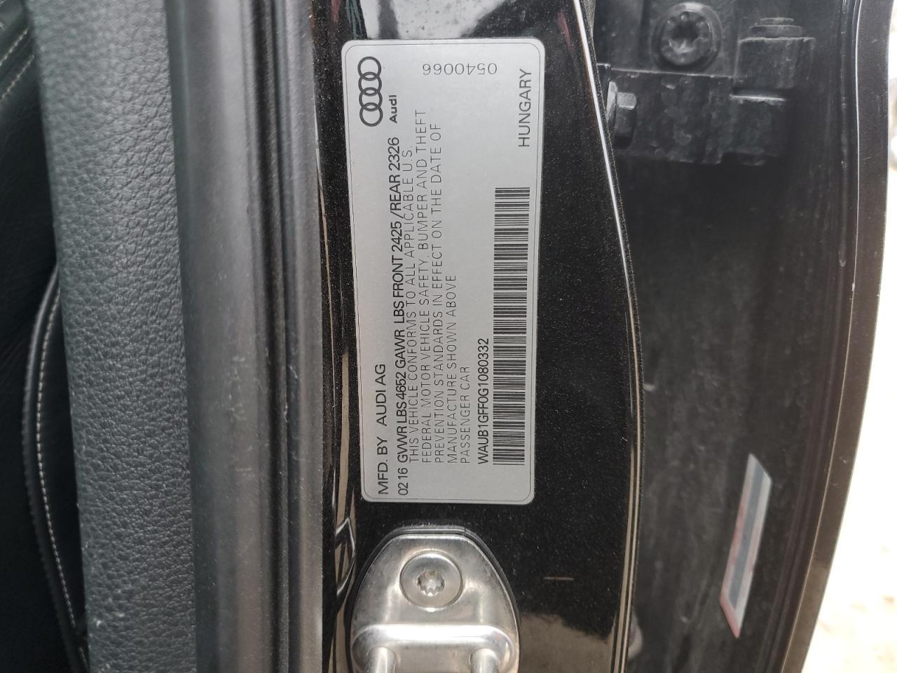 2016 Audi S3 Premium Plus