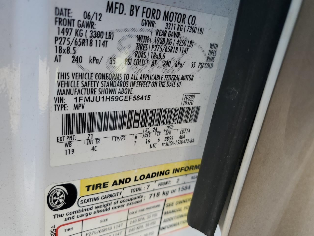 2012 Ford Expedition xlt