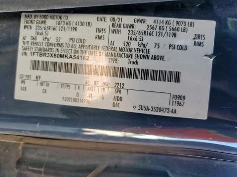 2021 Ford Transit 250 Delivery Van