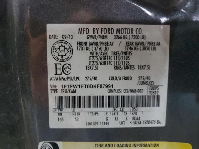 2013 Ford F150 Supercrew