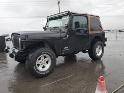 Jeep Wrangler salvage cars for sale: 2006 Jeep Wrangler / tj Sport
