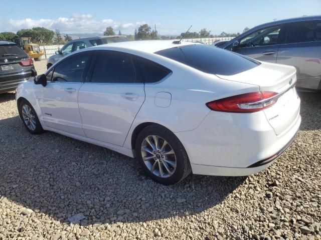 2017 Ford Fusion se Hybrid