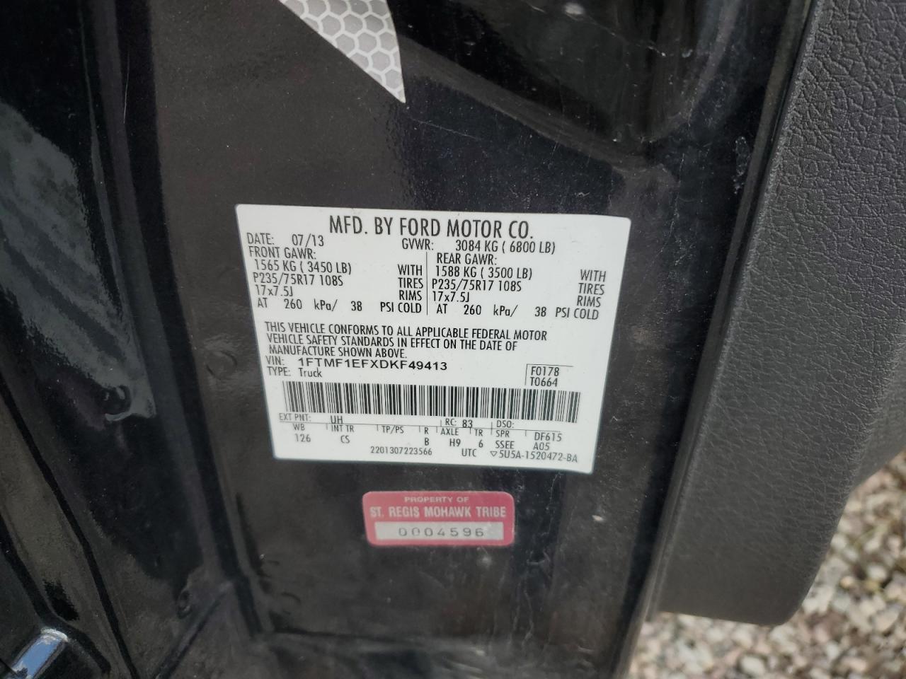 2013 Ford F150