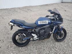 Salvage motorcycles for sale at Lawrenceburg, KY auction: 2009 Yamaha FZ6 SHG