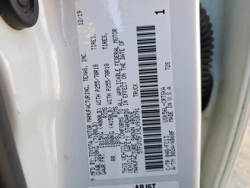 2020 Toyota Tundra Double cab sr