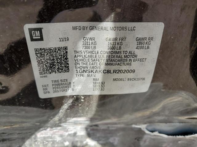 2020 Chevrolet Tahoe K1500 ls